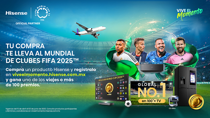 Hisense lanza su campaña «Vive el momento»