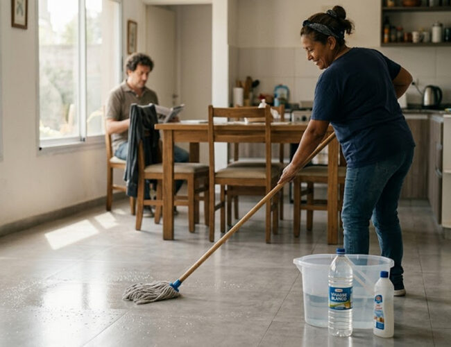 El truco del vinagre para transformar la limpieza de los suelos