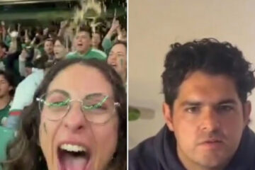 Joven que lanzó cerveza en el estadio aclara su identidad tras polémica