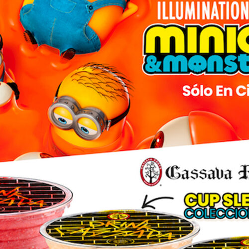 Los Minions y sus monstruos se apoderan del menú de Cassava Roots