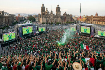 Euforia masiva en el corazón de la ciudad